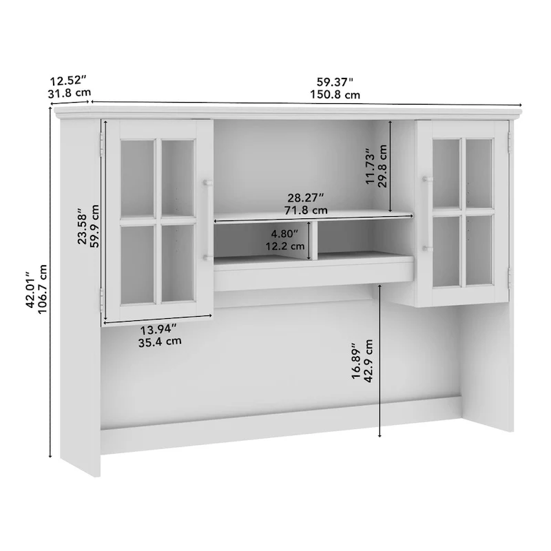 Westbrook 60W Computer Desk Hutch