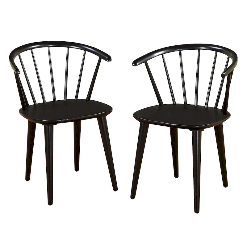 Solid Wood Spindle Dining Chairs