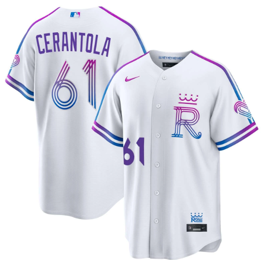 Eric Cerantola Kansas City Royals White 2026 City Connect Jersey