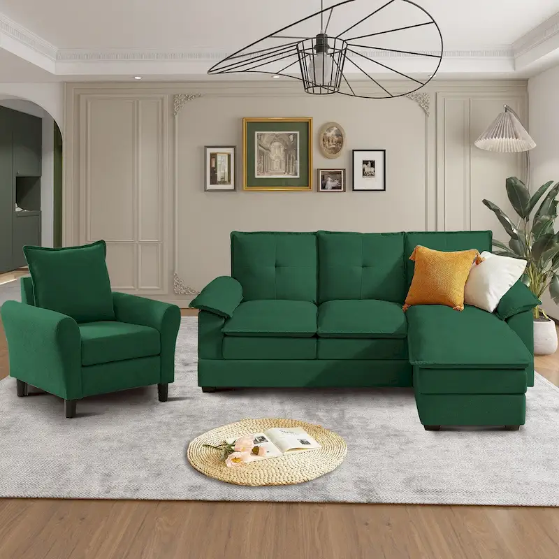 82.28 L Shaped 3 Pieces Living Room Sets