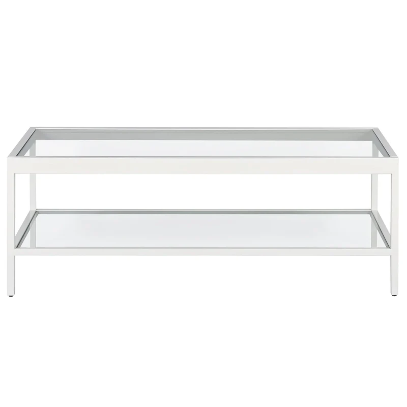 Alexis Metal and Glass Coffee Table