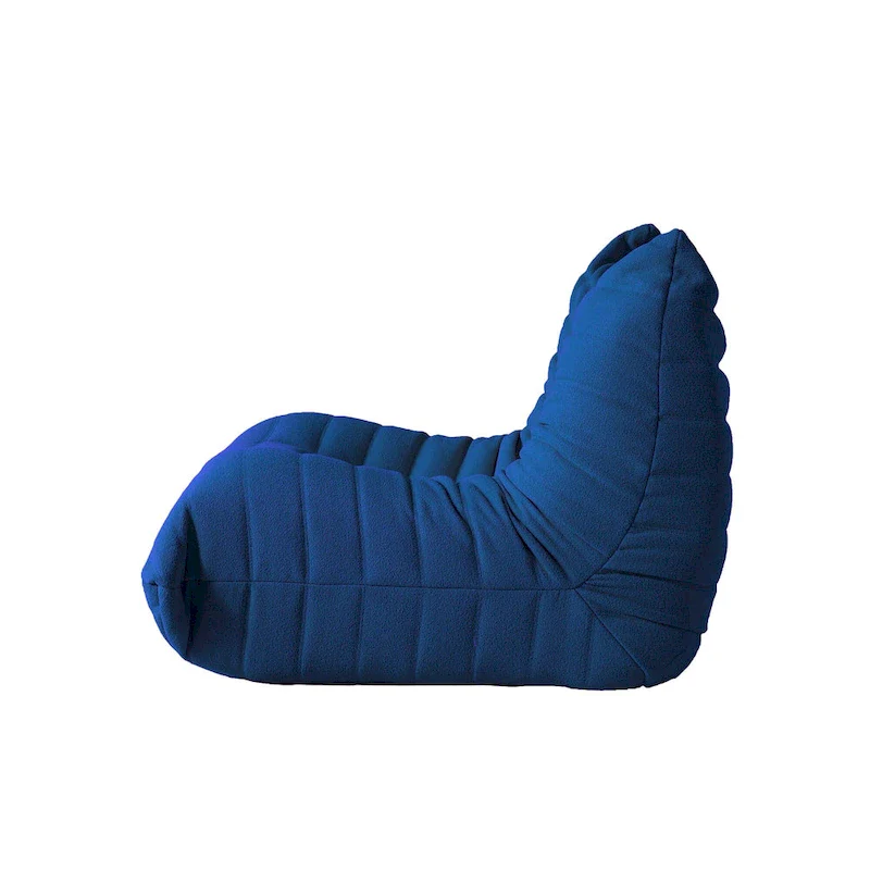 Single Sofa Teddy Fabric Bean Bag Chair