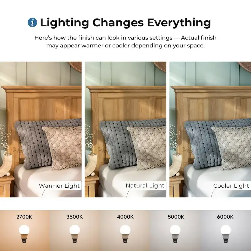 Furniture of America Wellington Farmhouse Natural Oak Solid Wood Panel Bed