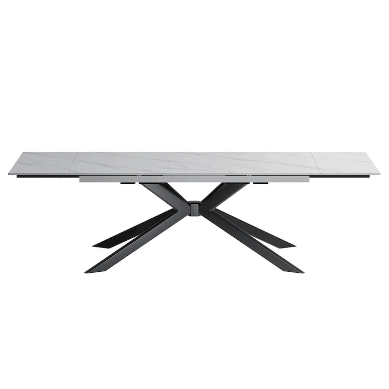 110.24  Extendable Rectangular Sintered Stone Dining Table - 78.74  to 110.24