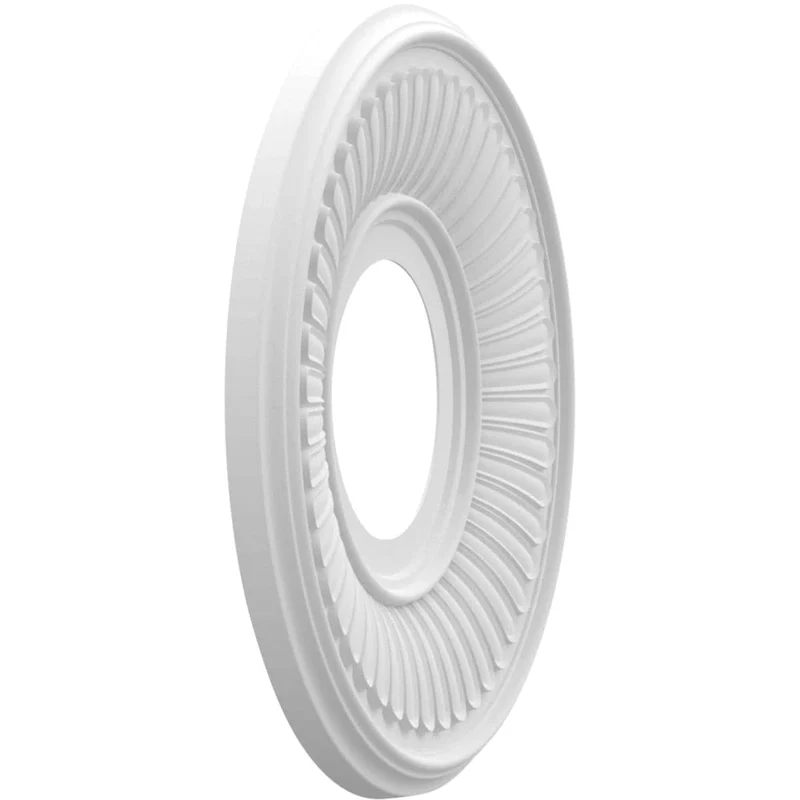 3 1/2  Inside Diameter - Berkshire Thermoformed PVC Ceiling Medallion