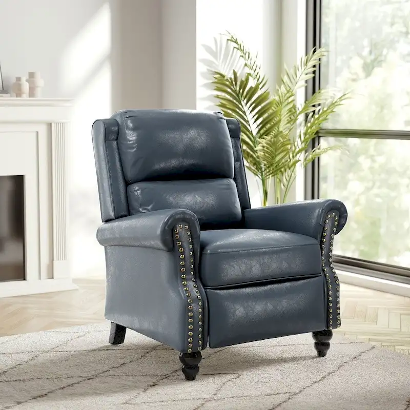 Modern Padded Seat Recliner Chair with PU Leather