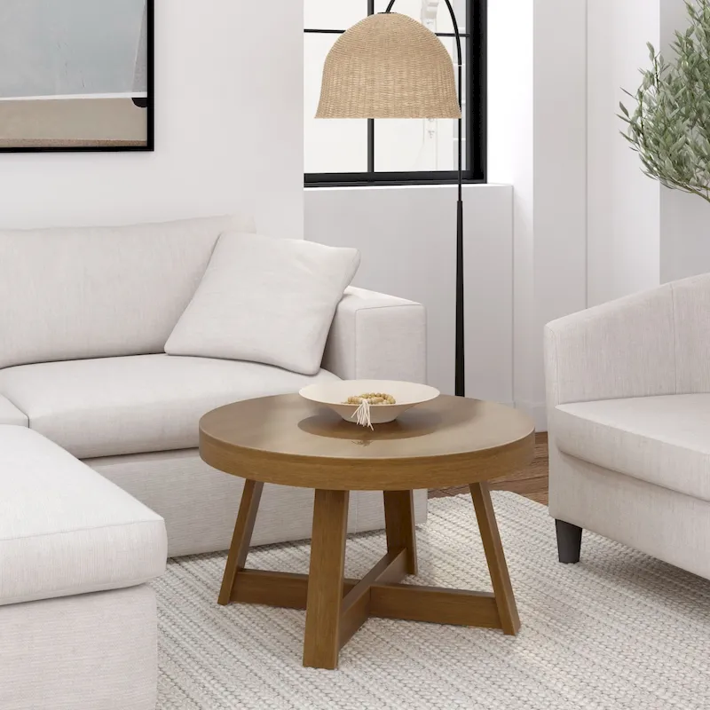 Plank and Beam Classic Round Coffee Table - 30