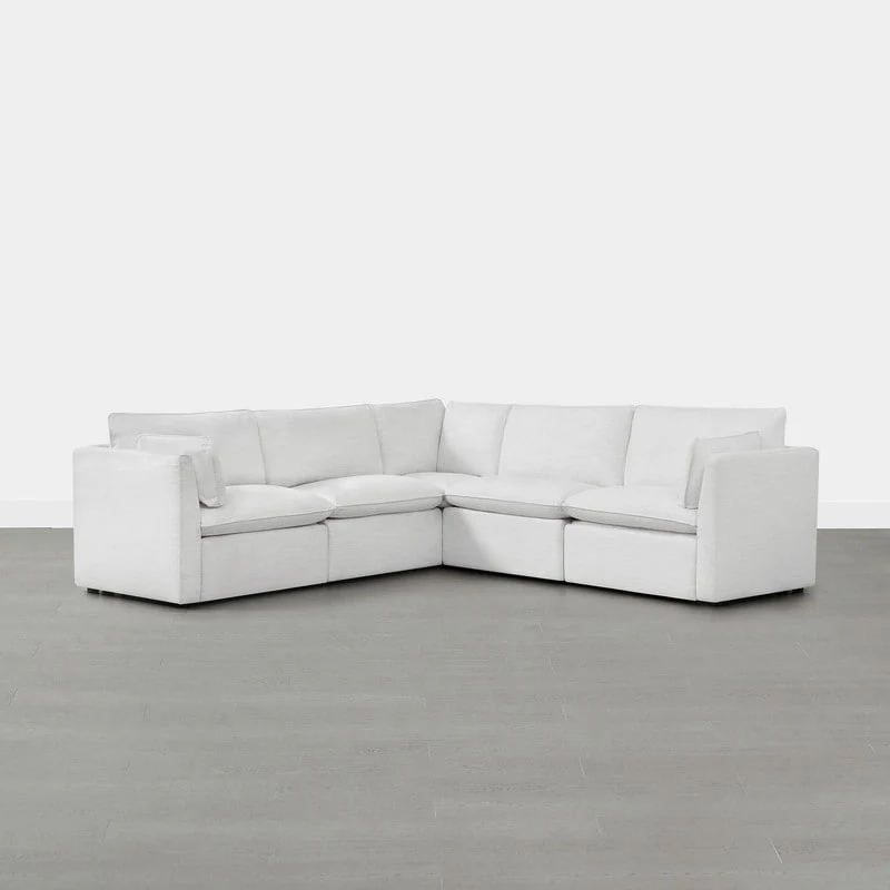 Cypress V-shape Sectional Couches Modular Sofa