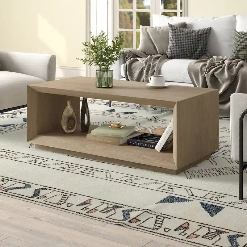 Tannen 48 Wide Rectangular Coffee Table - 47.5 Wide