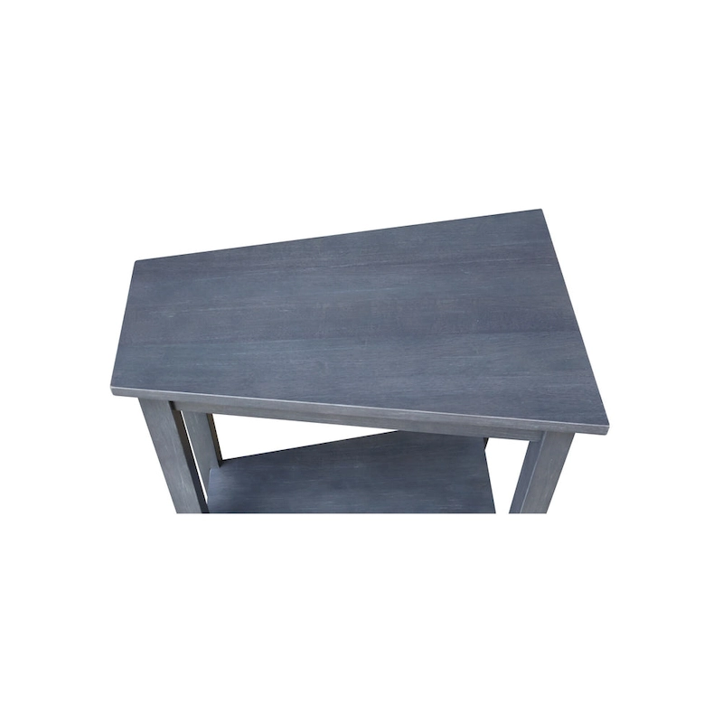 Keystone Solid Parawood Accent Table