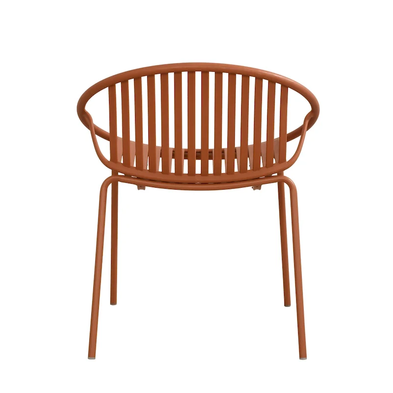 Patio Dining Chairs Stackable Chairs with Breathable Design