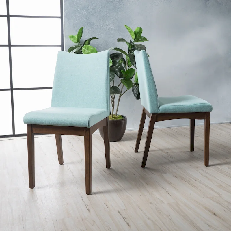 Mid-Century Fabric Dining Chair