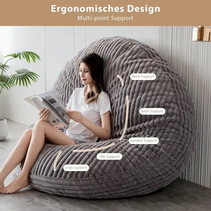 3 in 1 Convertible Bean Bag Chair