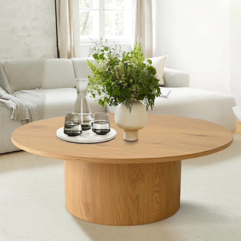 Pedestal 40  Coffee Table
