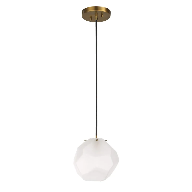 Uttermost Geodesic 1 Light Mini Pendant - 8 H X 8 dia. (in)