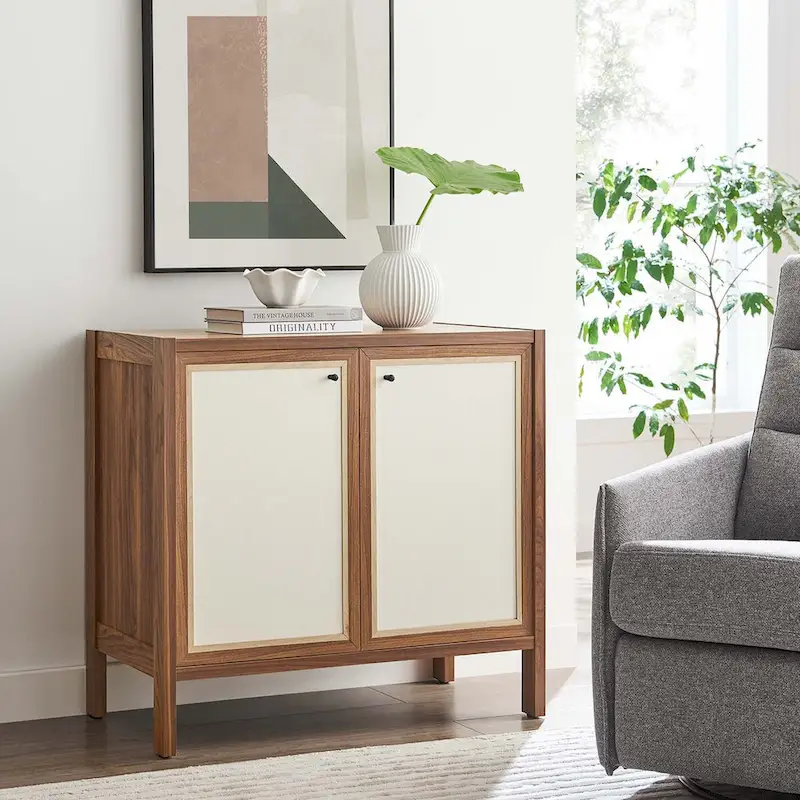 Capri 33  Wood Grain Storage Cabinet