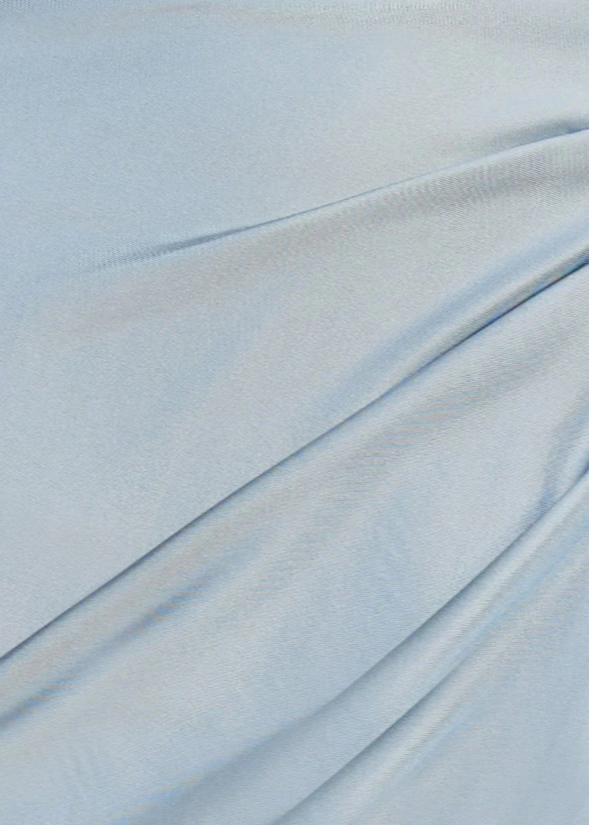 Mermaid Satin Long Prom Dress with Slit