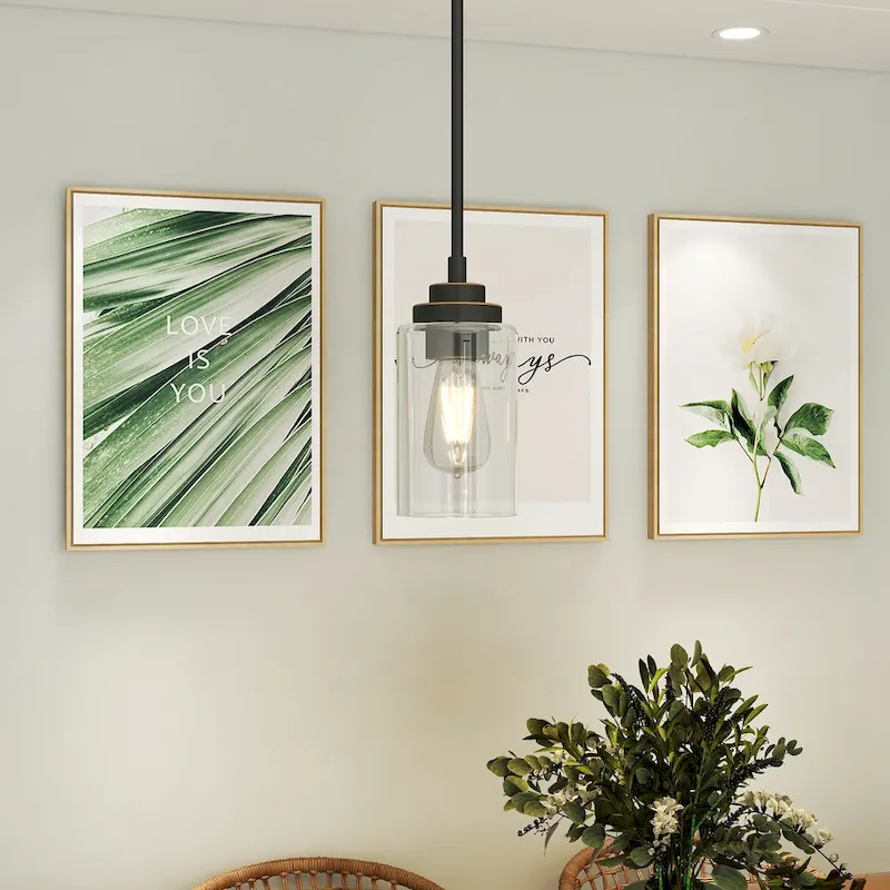 1-Light Pendant - Oil Rubbed Bronze - 4.33 x69.72