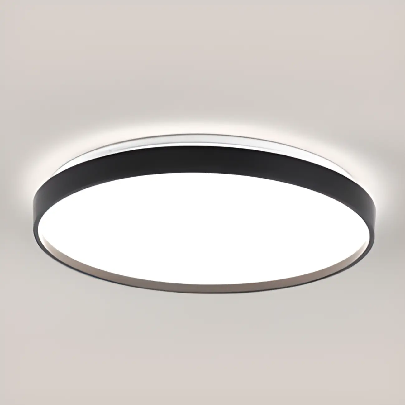 Stylish Circular Acrylic Flush Ceiling Light in Multi Dimming