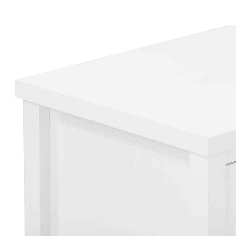 5-Drawer Tall Dresser with Metal Glides – Black or White