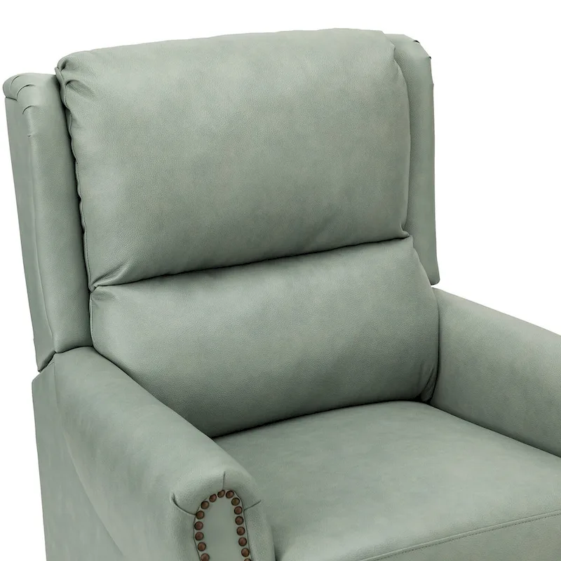 Alicia 32.68  Wide Genuine Leather Manual Recliner