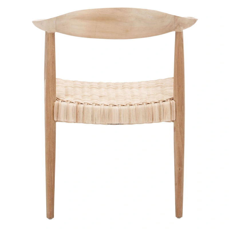 SAFAVIEH Wilda Rope Rattan Accent Chair - 24.8 W x 18.9 L x 30.7 H - 25Wx19Dx31H