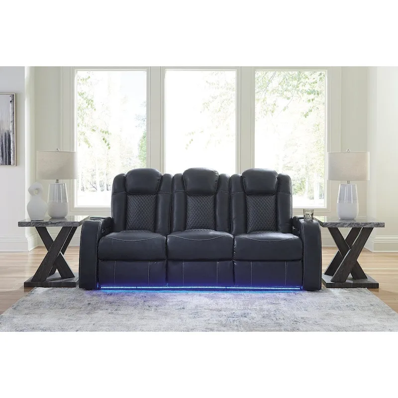 Signature Design by Ashley Fyne-Dyme Power Reclining Sofa - 85  W x 43  D x 43  H