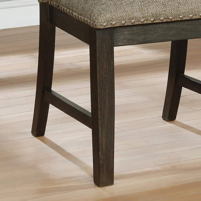 Ladonna Transitional Espresso Wood 7-Piece Dining Set by Furniture of America