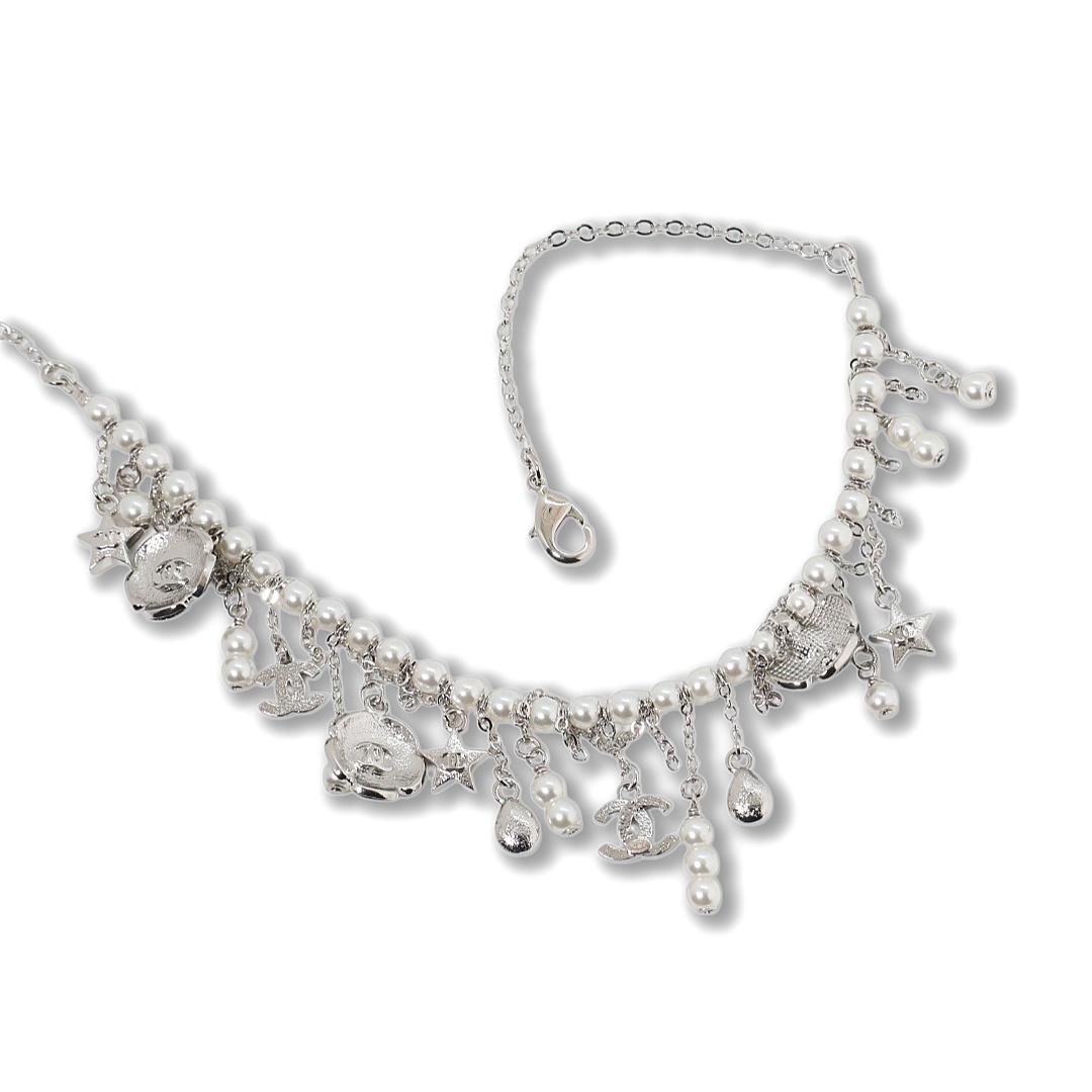 CCN500 Chanel charms necklace - ccjewelryacc