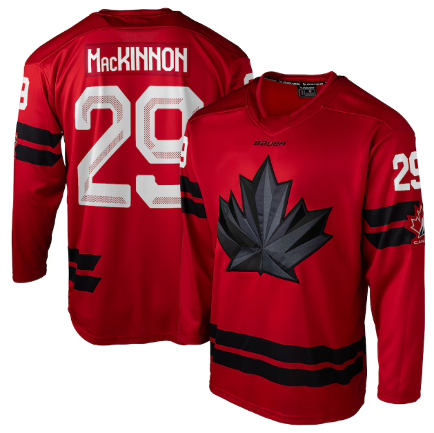 Unisex Hockey Canada Nathan MacKinnon Red 2026 Jersey