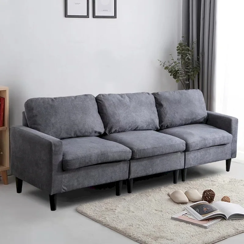 DIY Convertible Sectional Sofa Couch with Ottoman
