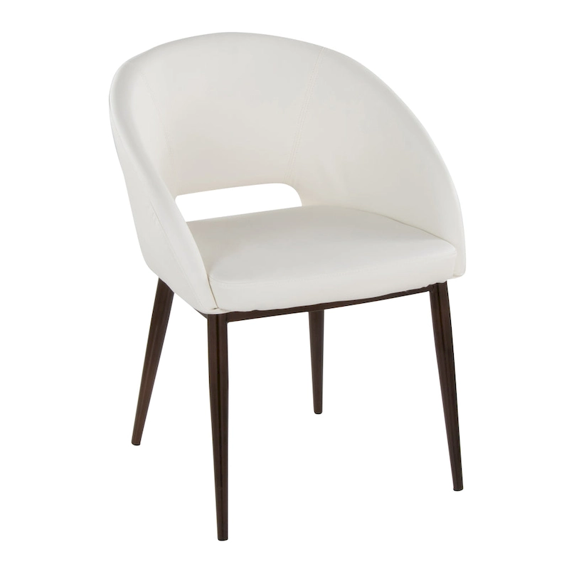 Carson Carrington Vika Upholstered Dining Chair with Copper Metal Legs