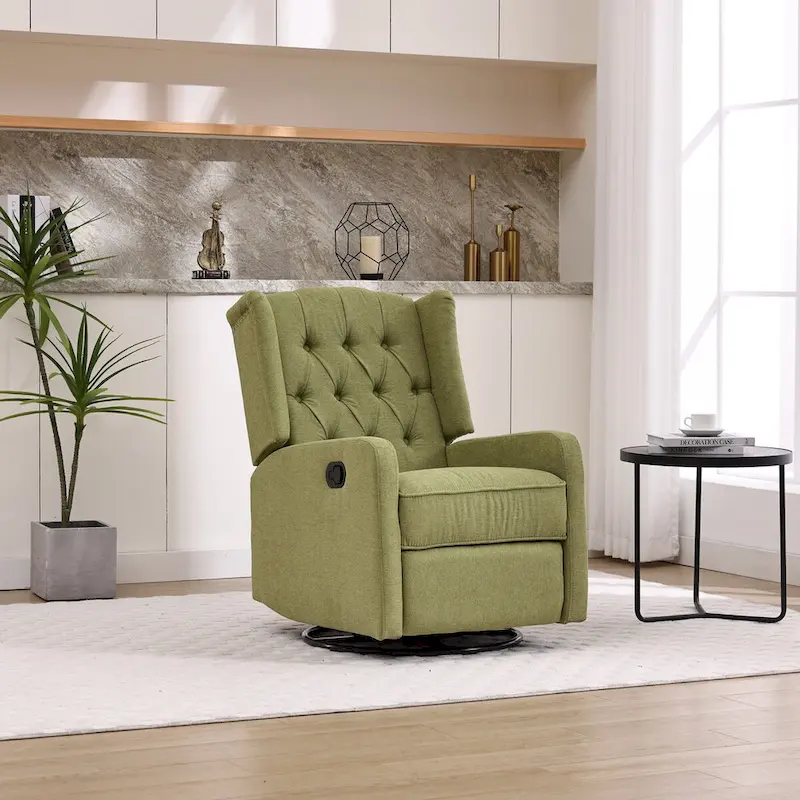 Multi-gear adjustable lounge chair 360 degrees full rotation rocking chair