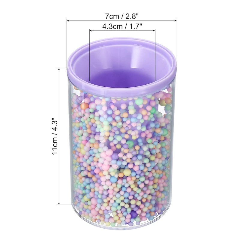 Pencil Holder Acrylic Makeup Brush Holder Cup Storage Stationery Caddy