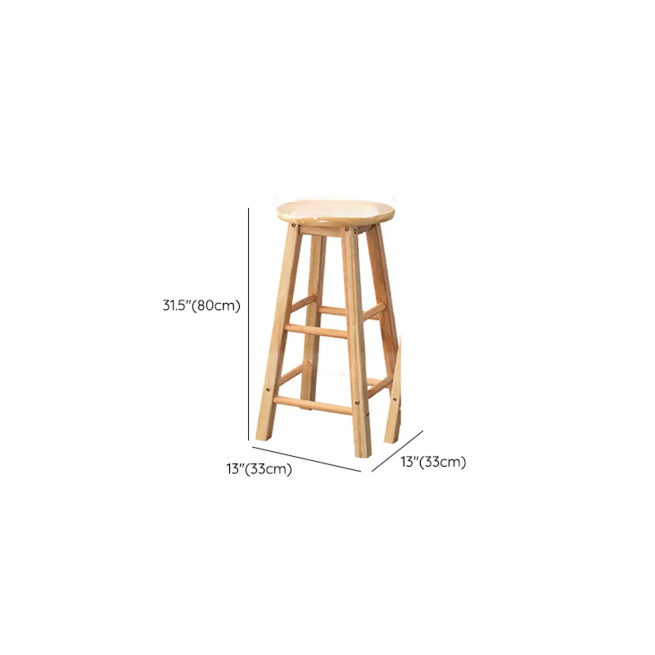 Bar Counter Height Modern Wood Bar Stools