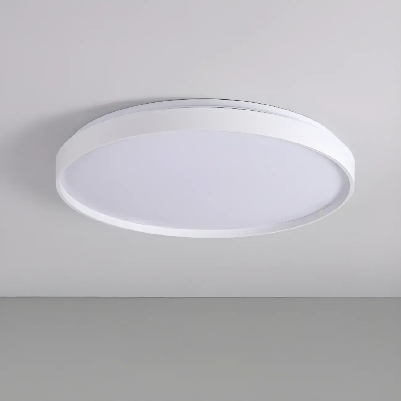 Stylish Circular Acrylic Flush Ceiling Light in Multi Dimming