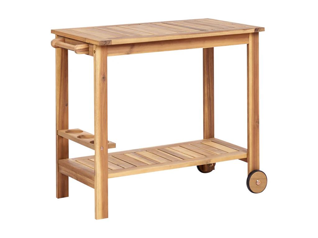 Chariot Cuisine Marron - Beige