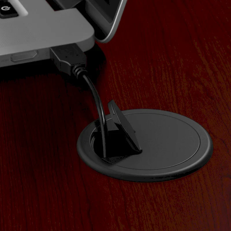 Cabot 60W L-Desk with Hutch and Drawers by Bush Furniture