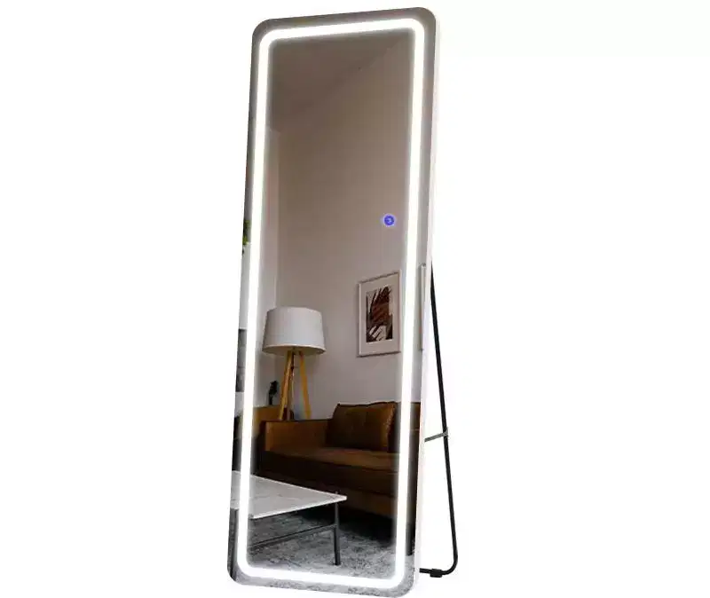 PexFix 63x16 LED Aluminum Frameless Vanity Mirror with Lights White Full-length Mirror