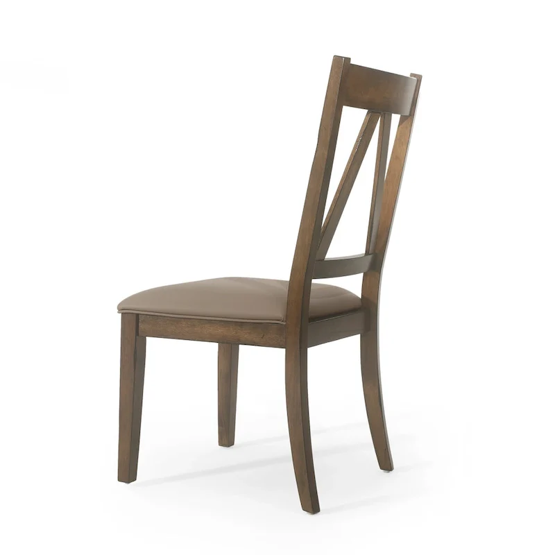 Fairgreens Farmhouse Upholstered Wood Dining Chairs (Set of 2)  20.00  L x 22.75  W x 39.00  H