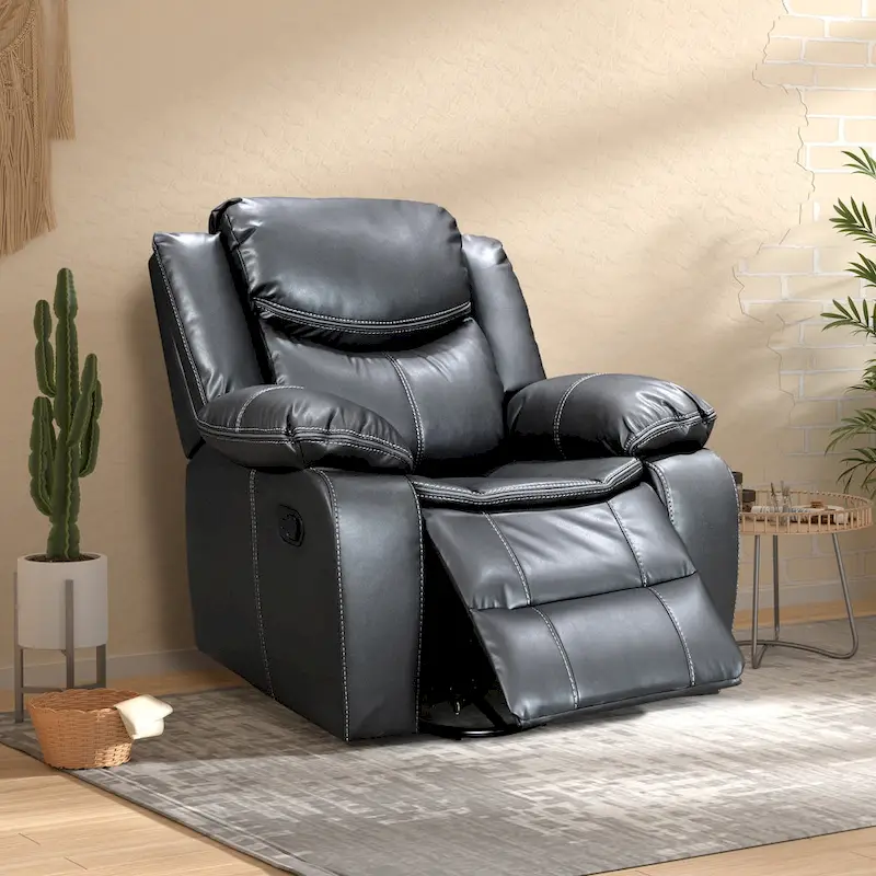 Recliner Rocking Chair With 360 Degree Swivel Recliner