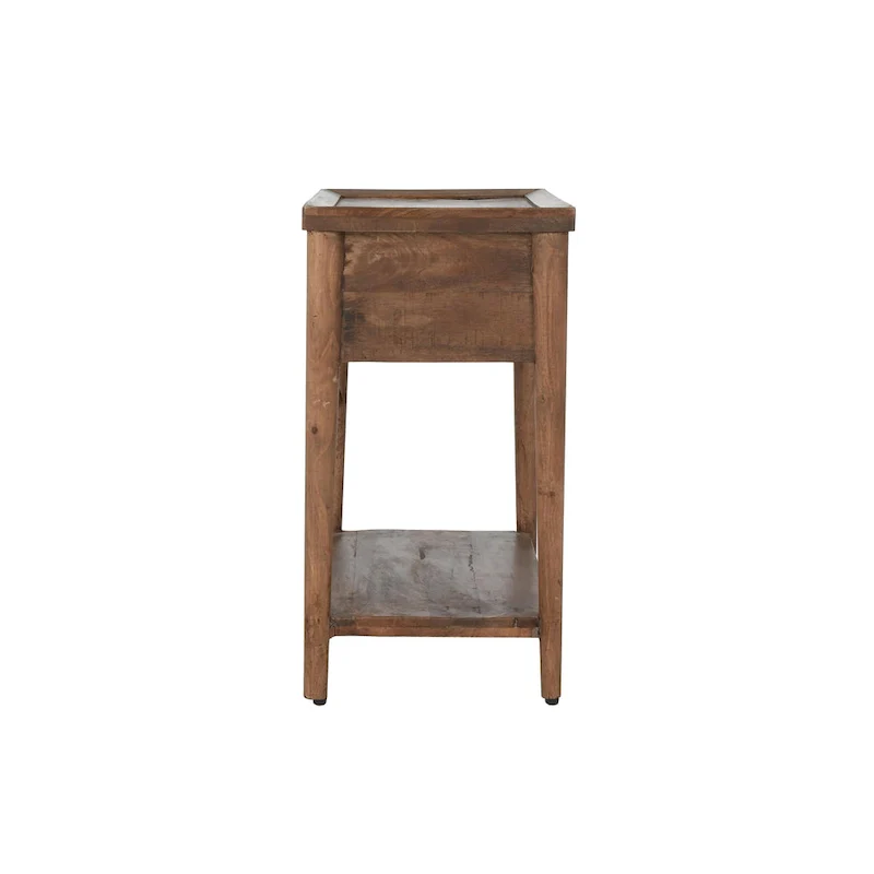 Ciaria 1-Drawer End Table Brown by Kosas Home