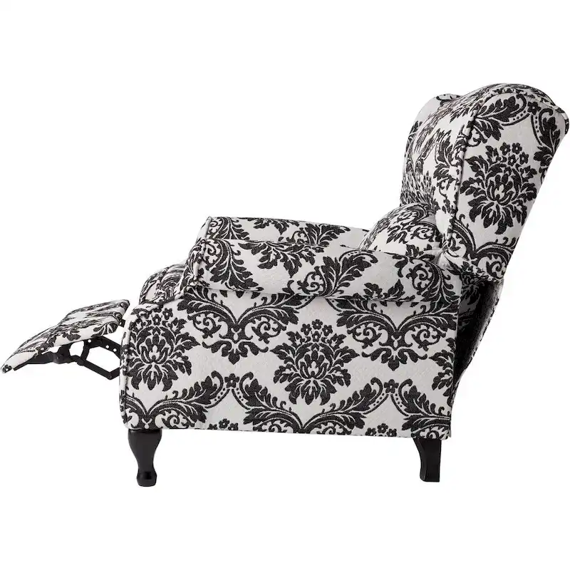 Simple Living Upholstered Wing Recliner