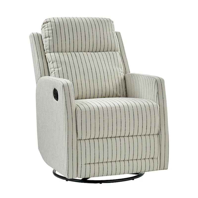 Diana Modern Polyester 360-degree Swivel Rocker Recliner by HULALA HOME