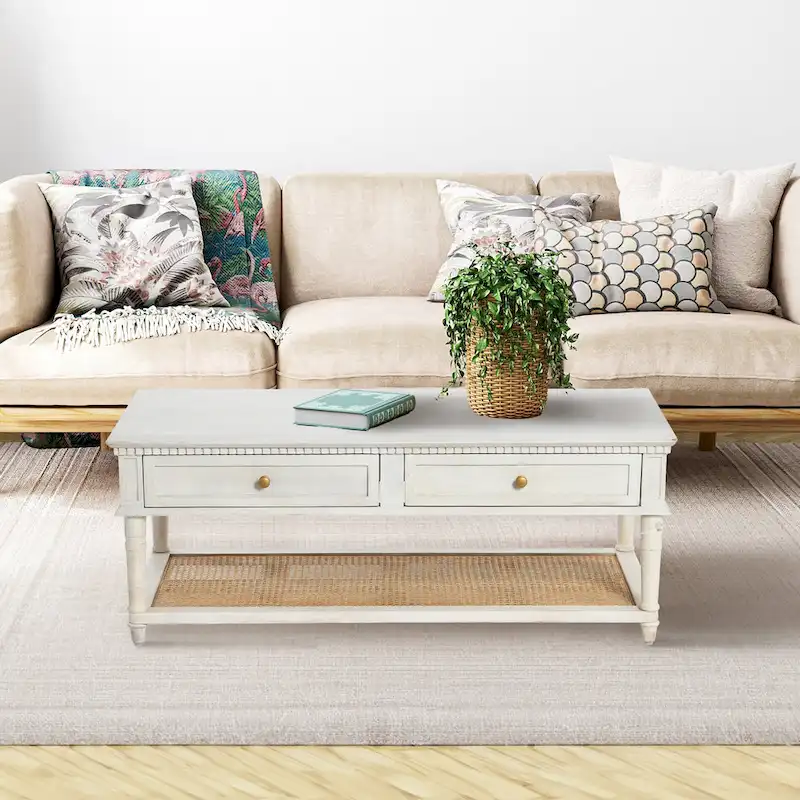 Acacia Wood Coffee Table