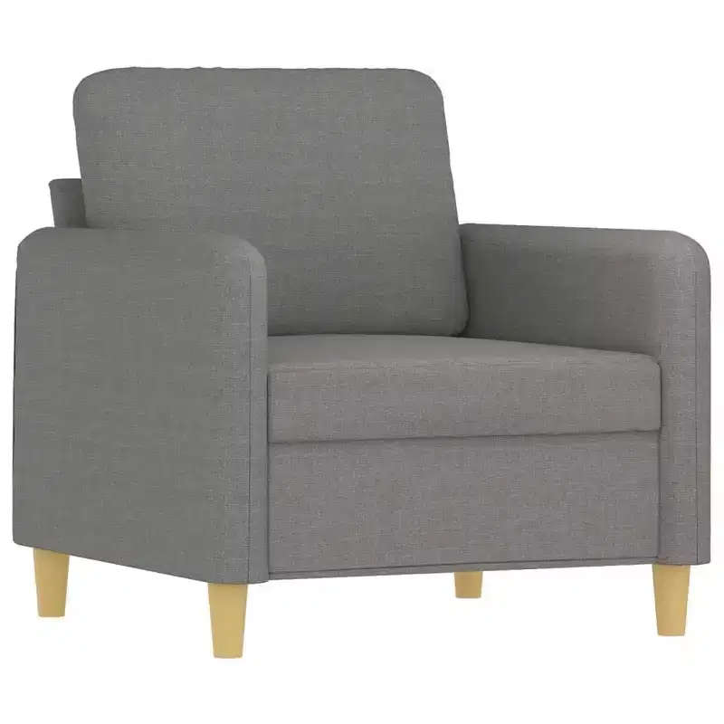 vidaXL Sofa Chair Living Room Accent Upholstered Chair with Armrest Fabric
