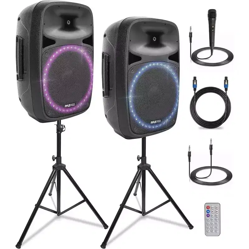 Pyle Powerful Wireless Sound Portable PA Speaker - Black