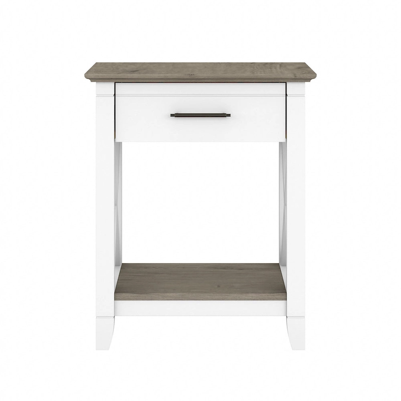 Key West Coastal Box Drawer Nightstand by Bush Furniture