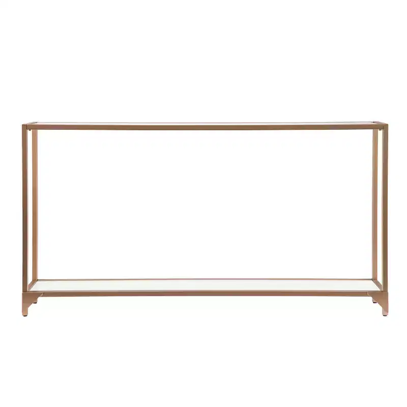 Bergen Narrow Console Table - Gold - SEI
