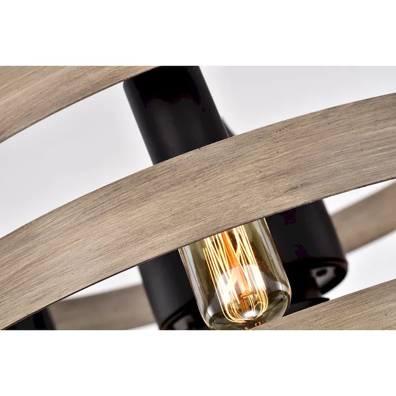 Eden Ceiling Fan 20-Inch 3-Light Metal Drum Shade (Includes Remote)